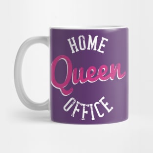 Home Office Queen - Quarantine 2020 Typography Mug